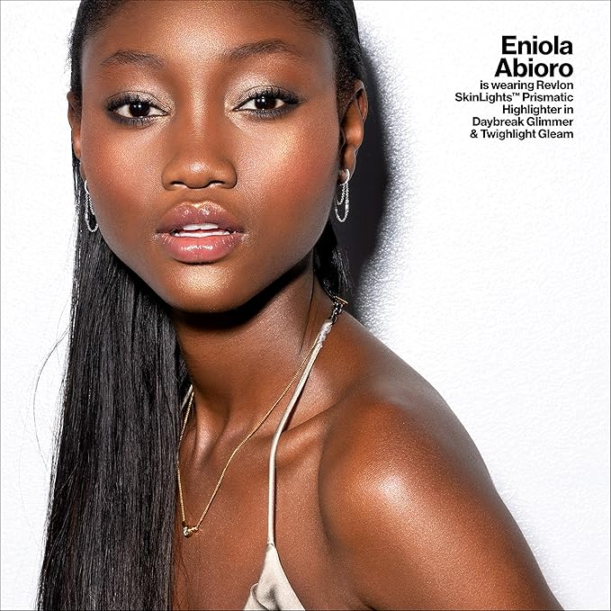 Revlon Skinlights Prismatic Powder Highlighter, Lightweight, Super-Smooth Buildable Shimmer, Twilight Gleam (202), 0.28 Oz