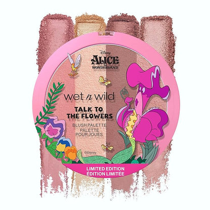wet n wild Tea Anyone? Bronzer Palette and Talk To The Flowers Blush Palette Alice In Wonderland Collection