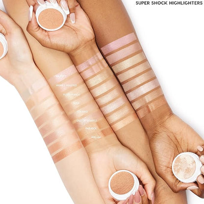 ColourPop Super Shock Highlighter Makeup - High-Pigment, Crème-Powder Face Makeup - Buildable & Blendable Formula with a Unique Bouncy Texture - Parasol (0.15 oz)