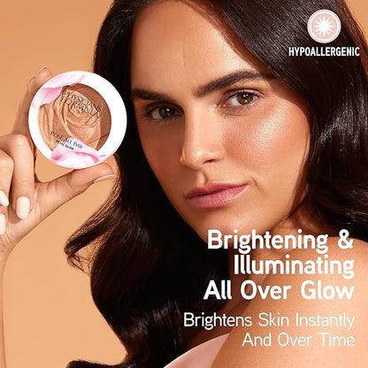 Physicians Formula Rosé All Day Highlighter Blush Face Powder Shimmer Petal Glow, Pink Freshly Picked, Dermatologist Tested, Clinicially Tested