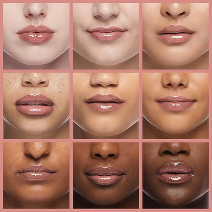 wet n wild MegaSlicks Lip Gloss, Ultra-Glossy, Vitamin-E Enriched, Ultra-Gloss High Shine Moisturizing, Cruelty-Free & Vegan - Snuggle Sesh