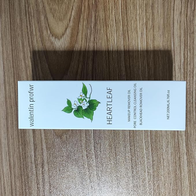 Cleansing Oil for Face, Makeup Blackhead Remover Oils, Gentle Heartleaf Deep Pore Control Cleansing Oil with Blackhead Brush, 6.76FL OZ, Face Skin Cleanser