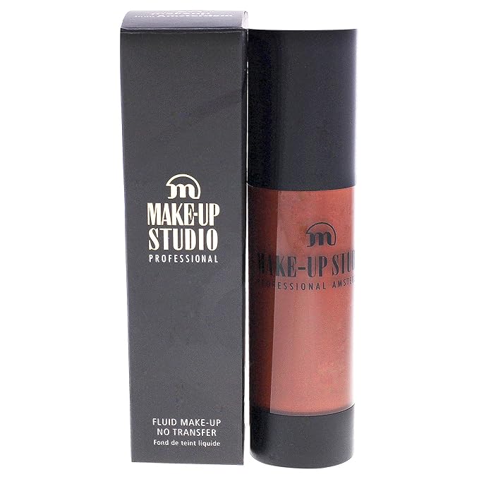 Professional Amsterdam Fluid Foundation No Transfer - Dark Chocolate,S0658/DC