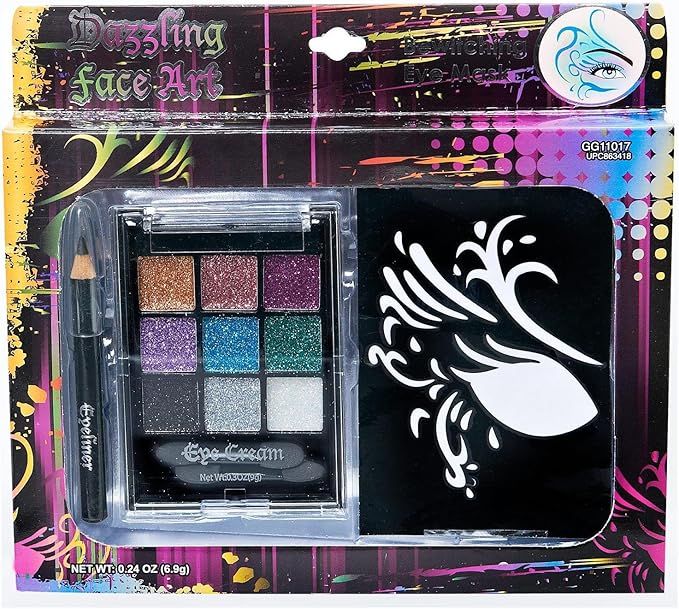 Almar Sales 223889 Dazzling Face Art Makeup Kit Various - color may vary