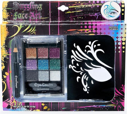 Almar Sales 223889 Dazzling Face Art Makeup Kit Various - color may vary