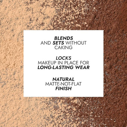 COVER FX Perfect Setting Powder - Shade Deep - Loose Makeup Finishing Powder - Mattify Skin and Lock in Makeup - Blurs Fine Lines - Full Size