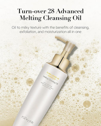 Isa Knox Turnover 28 Advanced (Cleansing Oil, 6.1fl oz) & Turnover 28 Advanced (Cleansing Cream, 6.8fl oz)
