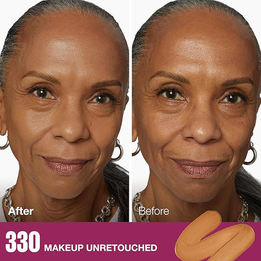 Maybelline Instant Age Rewind Eraser Foundation with SPF 20 and Moisturizing ProVitamin B5, 330, 1 Count