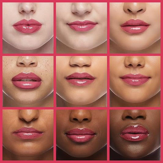 LANGMANNI Moisturizing Lip Oil,No-Sticky Lip Gloss Lip Balm Lip Care,Fruit Flavoured Lip Oil For Dry Lip's Moisturizing Hydrating And Nourishing ((Raspberry+Coco))
