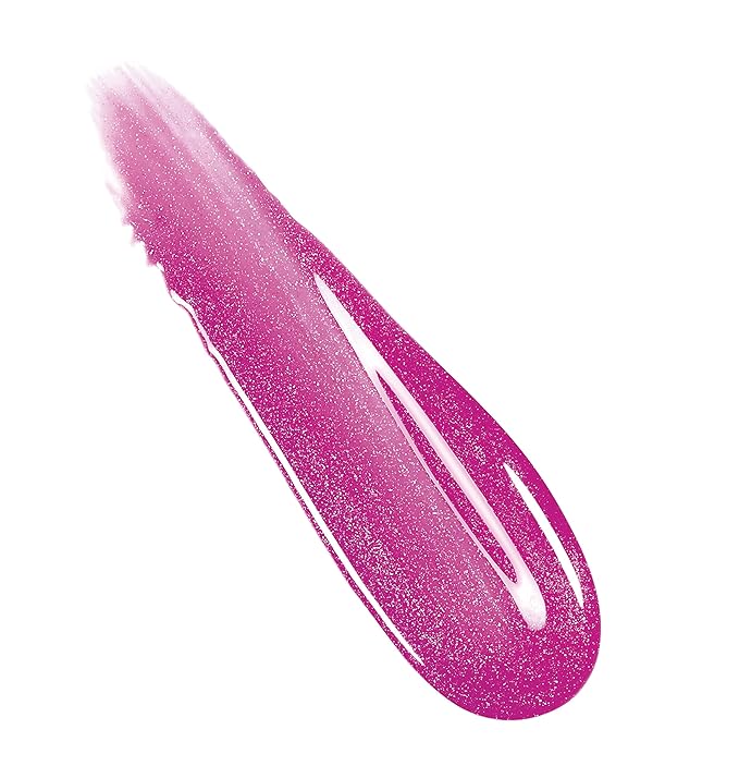 Rimmel Stay Glossy Lip Gloss - Non-Sticky and Lightweight Formula for Lip Color and Shine - 400 Berry Bad, .18oz (Pack of 4)
