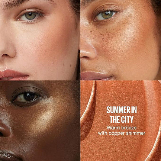 Maybelline Sunkisser Multi-Use Liquid Blush and Bronzer, Blendable, Longwear, Glowy Make Up, Summer In The City, 1 Count