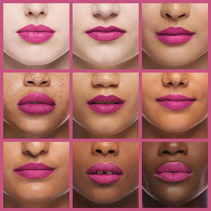 Revlon Super Lustrous Lipstick, Creamy Formula For Soft, Fuller-Looking Lips, Moisturized Feel, Fuchsia Shock (815), 0.15 oz
