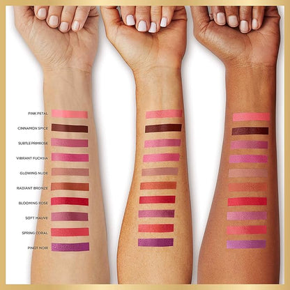 L’Oréal Paris Age Perfect Satin Lipstick with Precious Oils, 206 Vibrant Fuchsia, 0.13 Ounce