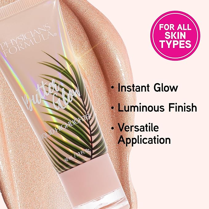 Physicians Formula Butter Glow Liquid Highlighter | Glow | High Pigment