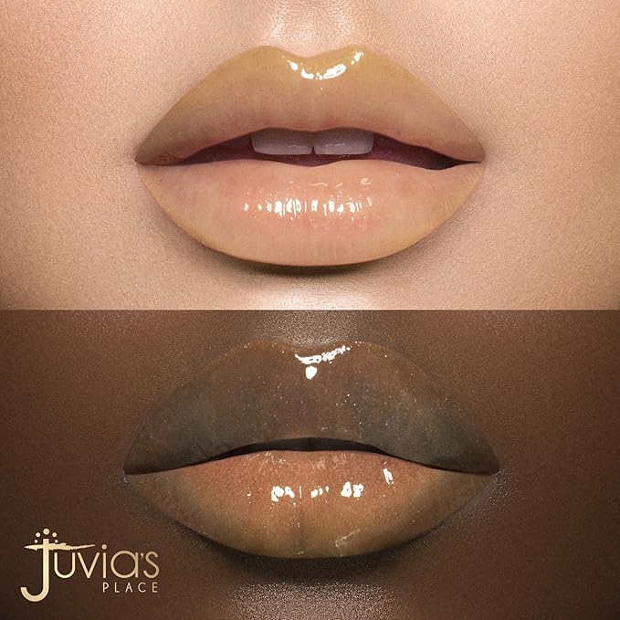 Juvia's Place Magic Lip Oil - Honeydew - Smooth, Hydrating with Vitamin E for Soft, Glossy, Juicy Lips - Infused with Fruit Extracts - Tinted, Shimmering, Lightweight & Non-sticky Lip Oil for Summer