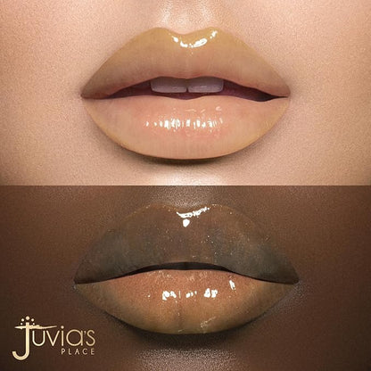 Juvia's Place Magic Lip Oil - Honeydew - Smooth, Hydrating with Vitamin E for Soft, Glossy, Juicy Lips - Infused with Fruit Extracts - Tinted, Shimmering, Lightweight & Non-sticky Lip Oil for Summer