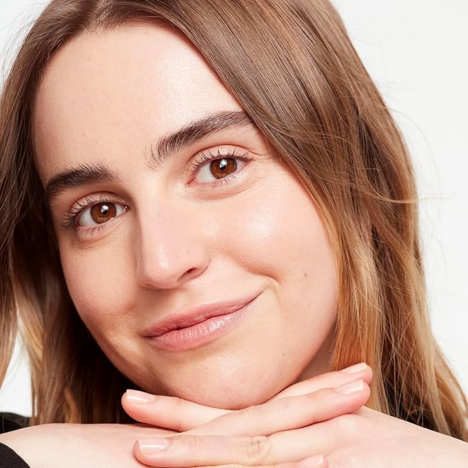 Saie Glowy Super Skin Tint Liquid Foundation - Hydrating Serum Foundation with Lightweight, Medium Coverage - Formulated with Hyaluronic Acid to Hydrate, Brighten and Plump - Shade 8 (1.01 oz)