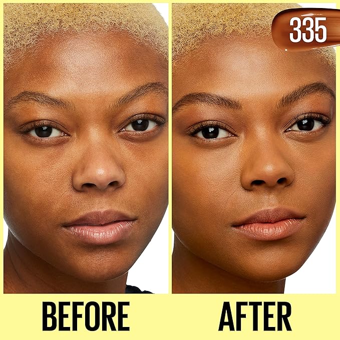 Maybelline Fit Me Tinted Moisturizer, Natural Coverage, Face Makeup, 335, 1 Count