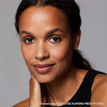 Undone Beauty Unfoundation Light Coverage Glow Tint Foundation with Coconut for Natural, Dewy Deep Neutral Glow - Enhances Face Shape, Cheeks, & Jawline - Toasted Almond Medium Dark