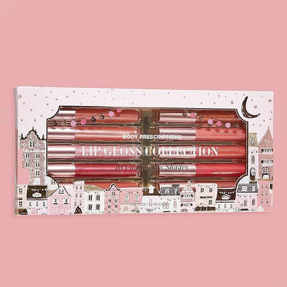 Body Prescriptions Lip Gloss Collection | 10 Shades Complete Lip Makeup Set, Liquid, 2 ML Each Tube