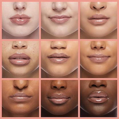 Lip Oil Hydrating Tinted Lip Balm, Plump Lip Gloss Lip Care Transparent Toot Lip Oil Tinted (001# Pink)