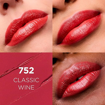 L’Oréal Paris Colour Riche Original Creamy, Hydrating Satin Lipstick with Argan Oil and Vitamin E, Classic Wine , 1 Count