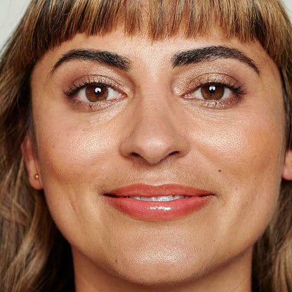 Burts Bees Gloss and Glow Glossy Balm, 100% Natural Origin, Eat, Drink and Be Cherry, 1 Tube (Pack of 2)