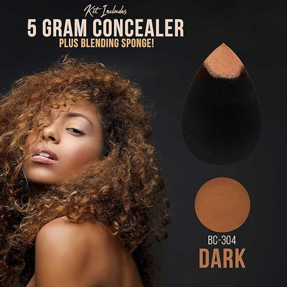 Belloccio Makeup and Tanning Airbrush System with DARK Foundation and Blush Set