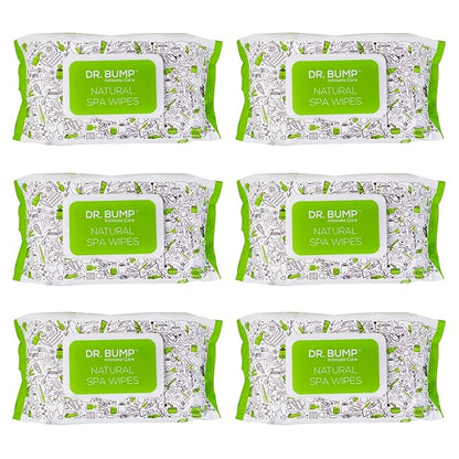Dr. Bump Intimate Care Natural Spa Wipes with Tea Tree and Manuka Honey 80 pcs Pack of 6