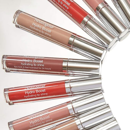 Neutrogena Hydro Boost Moisturizing Lip Gloss, Hydrating Non-Stick and Non-Drying Luminous Tinted Lip Shine with Hyaluronic Acid to Soften and Condition Lips, 70 Velvet Wine, 0.10 oz