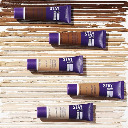 Rimmel London Stay Matte Liquid Mousse - 504 Deep Mocha - Foundation, Lightweight, Shine Control, Oil-Free, 1oz
