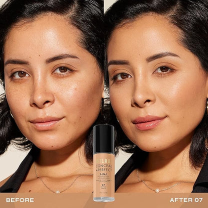 Milani Conceal + Perfect Liquid Foundation in Sand, 1 Fl. Oz.