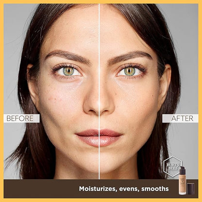 Burts Bees Goodness Glows Liquid Makeup, Rich Caramel - 1.0 Ounce (Pack of 2)