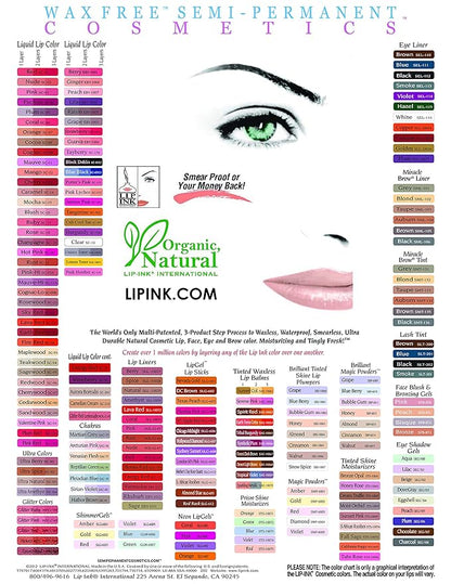 Lip Ink 100% Smearproof Trial Lip Kits, Red