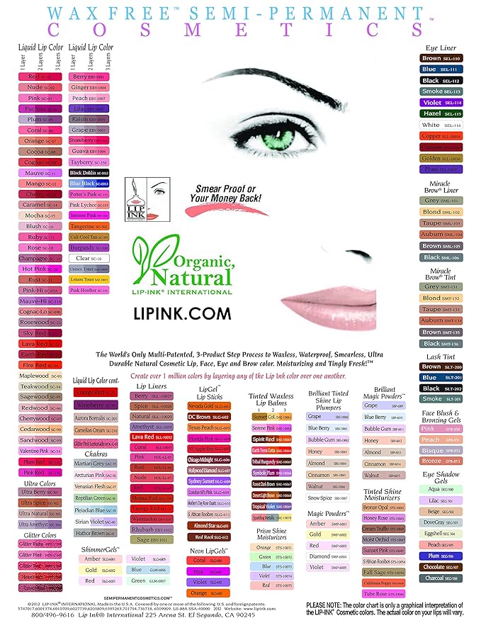 LlP lNK Liquid Trial Lip Kit - Strawberry (Red) | Natural & Organic Makeup for Women by LlP lNK International