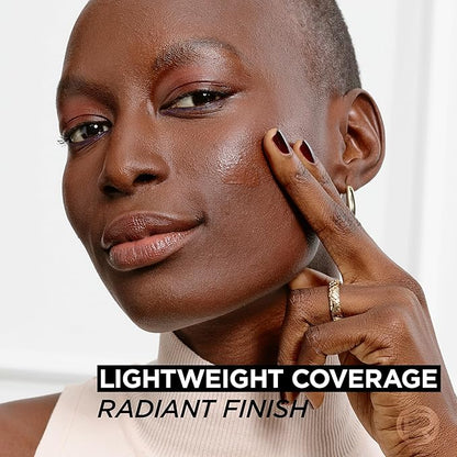 L'Oreal Paris True Match Nude Hyaluronic Tinted Serum Foundation with 1% Hyaluronic acid, Cool Deep 7.5-8.5, 1 fl. oz.