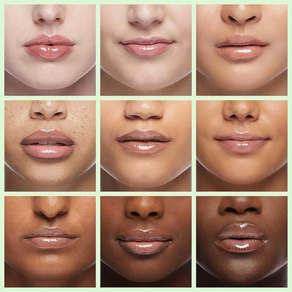 LANGMANNI Moisturizing Lip Oil,No-Sticky Lip Gloss Lip Balm Lip Care,Fruit Flavoured Lip Oil For Dry Lip's Moisturizing Hydrating And Nourishing ((Green Apple))