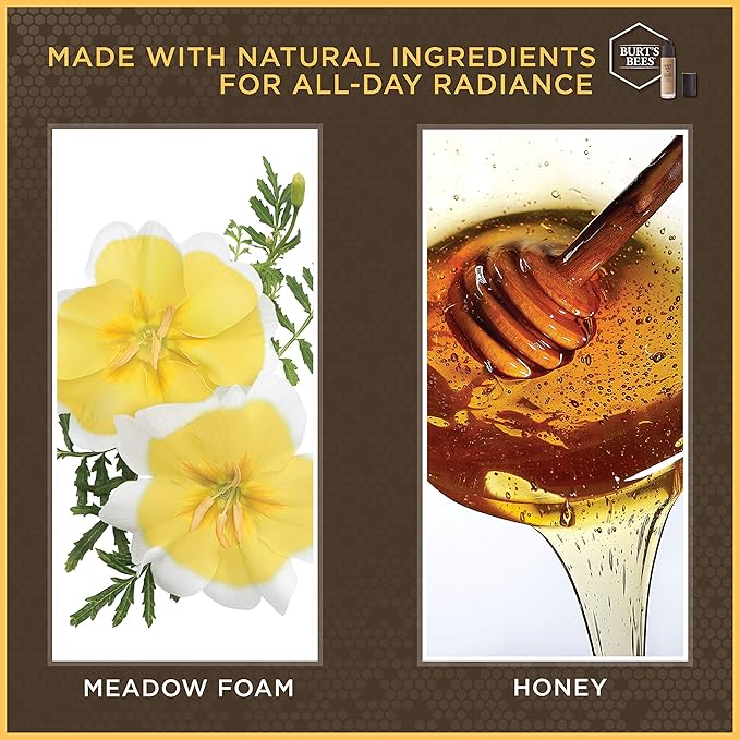 Burts Bees Goodness Glows Liquid Makeup, Rich Caramel - 1.0 Ounce (Pack of 2)