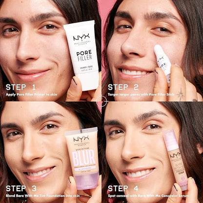 NYX PROFESSIONAL MAKEUP Pore Filler Blurring Primer, Vegan Face Primer