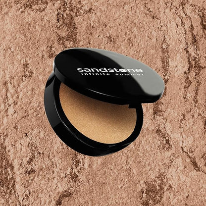 Infinite Summer Bronzer - Luxurious Face Bronzers with Rich Color for Natural Summer Glow - Allergy Tested - Vegan Makeup - Suitable for Sensitive Skin - Buildable and Blendable