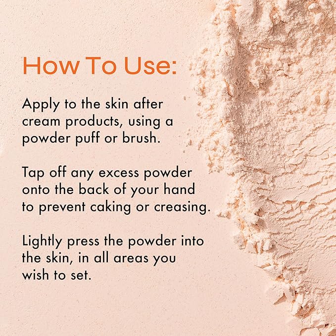 The Beauty Crop Vitamin Babe Setting Powder - Talc-Free Loose Powder for Flawless Finish - Banana Shade - 8.0g/0.27 oz