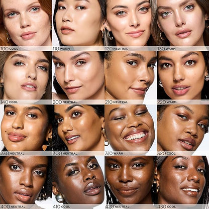 L'Oreal Paris Lumi Le Glow Skin Tint, Lightweight Water-Based Tinted Serum with Foundation-Like Coverage, Glow Illuminator, Cool 140, 0.85 Fl Oz