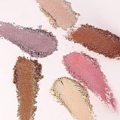 YOUNG VISION Baked Highlighter Powder Palette, Sheer Pearl Shimmer Shades for Face Highlighter Makeup, Highly Pigmented Iluminadores de Maquillaje, 0.19 Oz(Pack of 1)