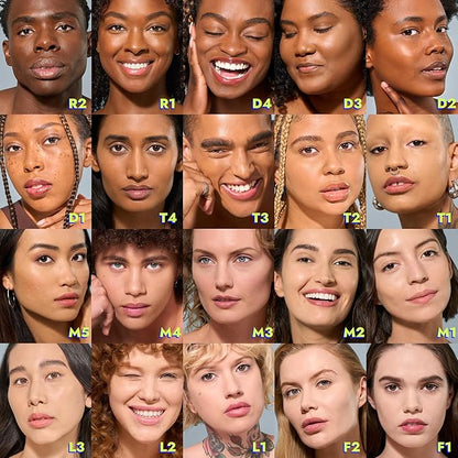 COVER FX Power Play Foundation - Shade D2 - Buildable Full Coverage - Waterproof Sweat-Proof Transfer-Proof - Natural Matte Finish - All Skin Types