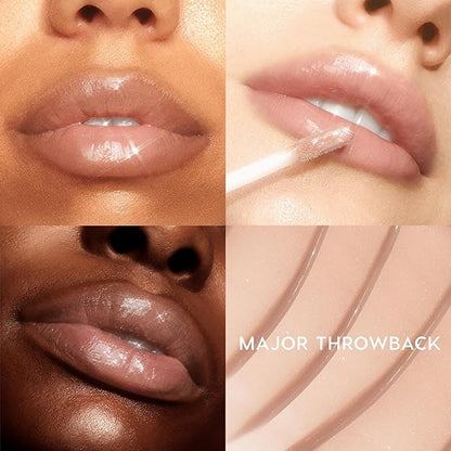 ColourPop Ultra Glossy Lip Gloss - High-Shine, Non-Sticky & Hydrating Lip Gloss with a Flexible Paddle Applicator - Sheer, Pearlized, Crème & Clear Finishes - Major Throwback (0.11 oz)