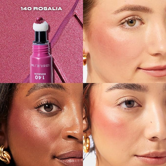 Milani Cheek Kiss Blush + Glow Highlighter - 140 Rosalia