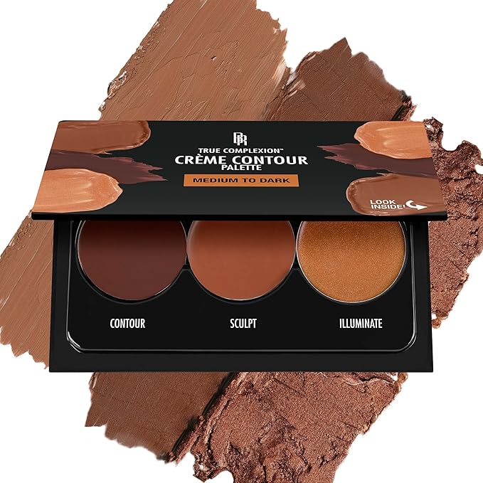 Black Radiance True Complexion Creme Contour Palette, Medium to Dark, 7.5 Gram