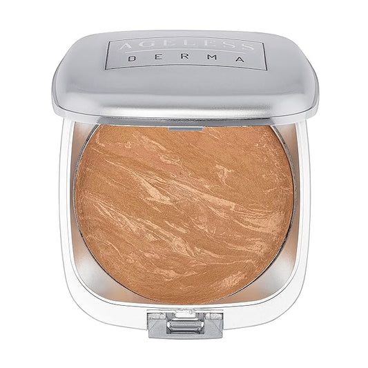 Mineral Baked Foundation- A Vegan - Paraben - Gluten and Cruelty Free Powder Foundation (Warm Beige)
