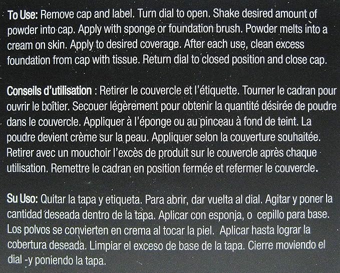 Jay Manuel Beauty Filter Finish Collection Powder To cream Foundation 0.4oz