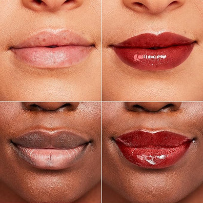 Rimmel London Stay Glossy, 440 Firecracker, Lip Gloss, Non-Sticky, Color and Shine, Up To 6-Hour Wear, Precise Applicator, 0.18oz